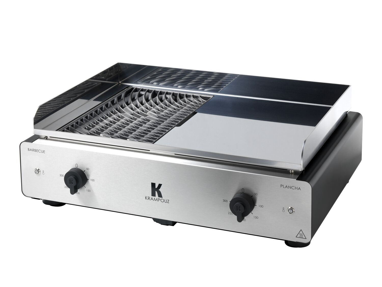 Barbecue Plancha Electrique Duo K 3,5kW 12 personnes - KRAMPOUZ