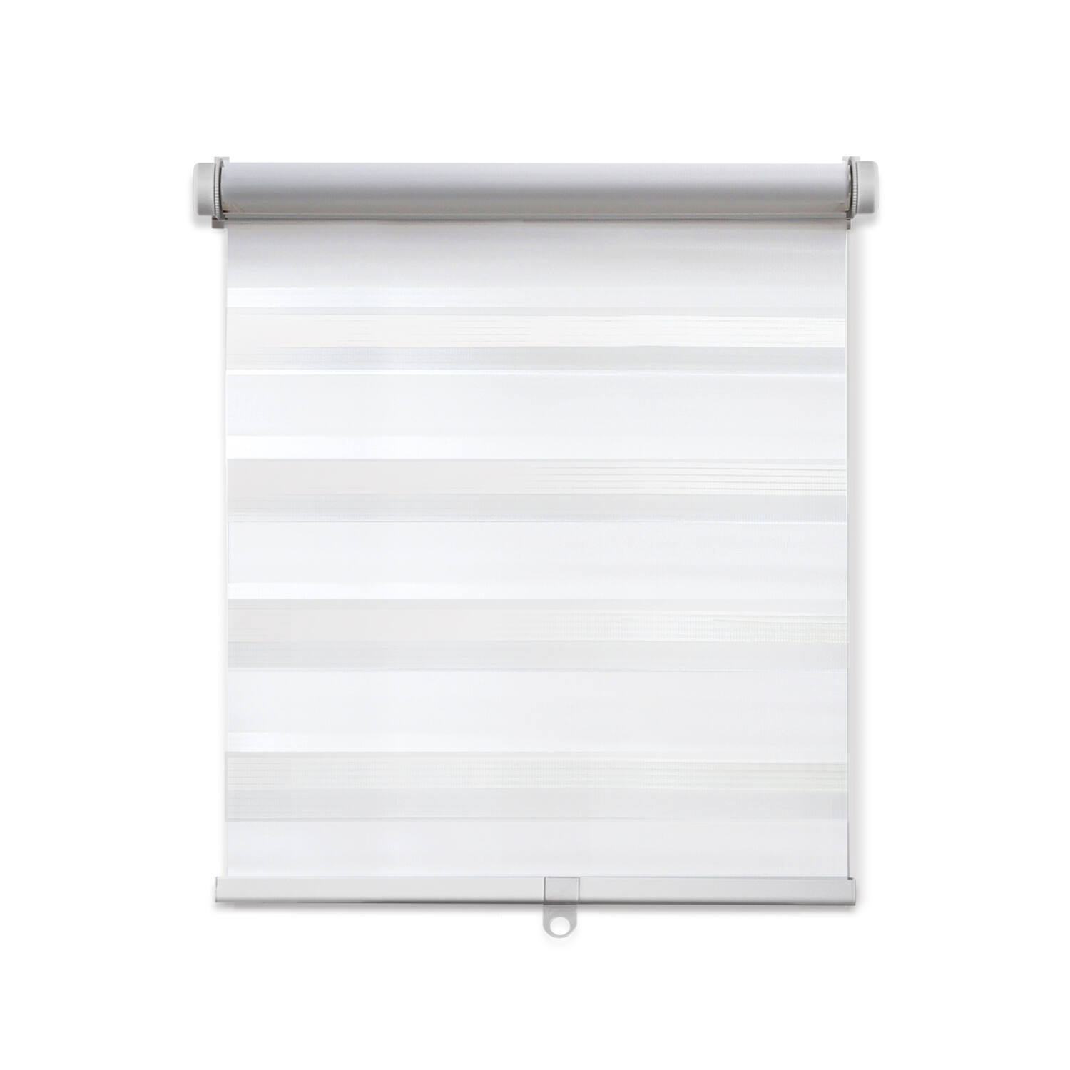 Store enrouleur Jour/Nuit Chic automatique blanc 55x160cm - INVENTIV