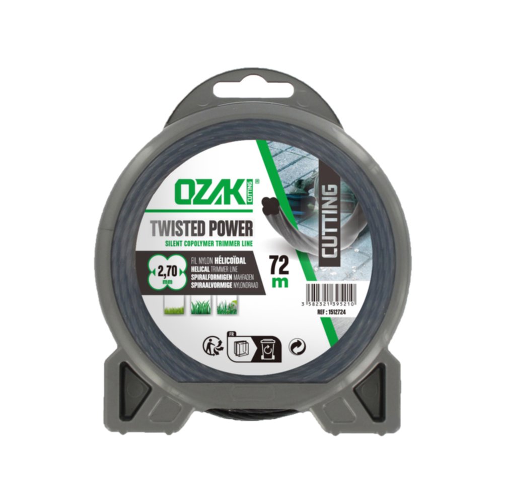Fil nylon hélicoïdal 2,70 mm x 72 m - OZAKI