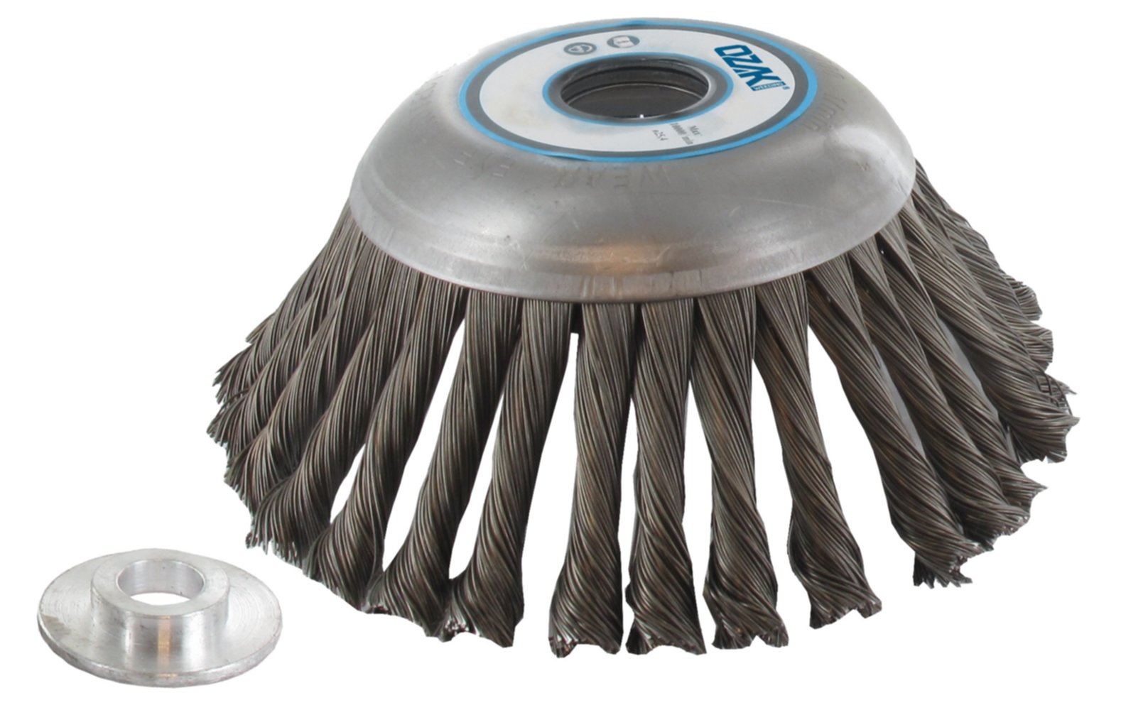 Tête brosse métallique Ø 150 mm et angle de 45°