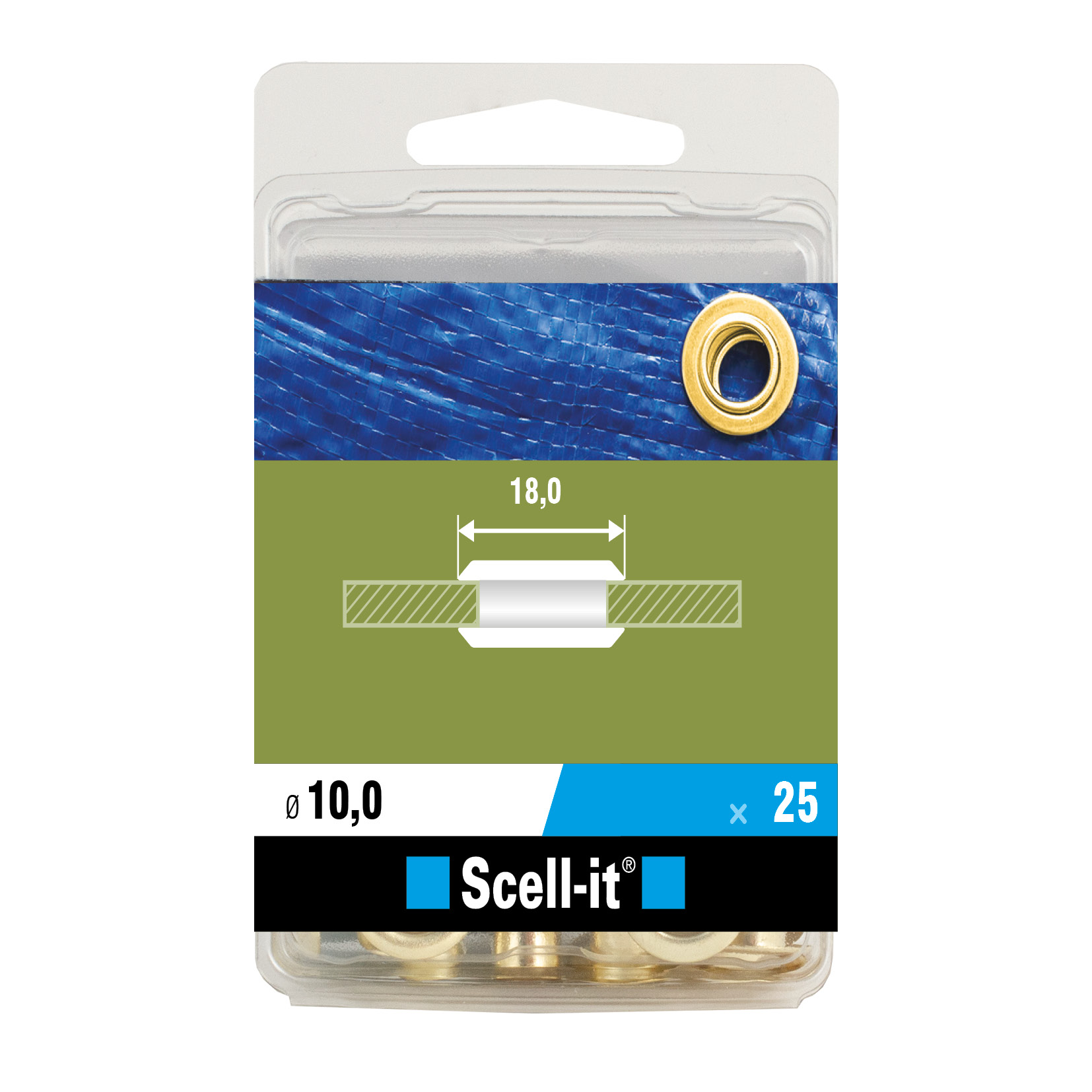 Boîte de 25 œillets Ø 10 mm - SCELL IT