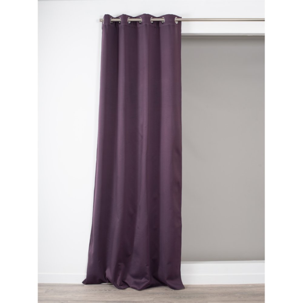 Rideau Nocturne occultant 135x260cm violet 138 - ROCLE