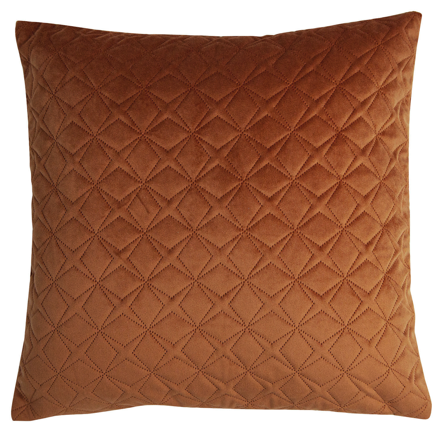 Coussin 40x40cm Déhoussable Tessa rouille