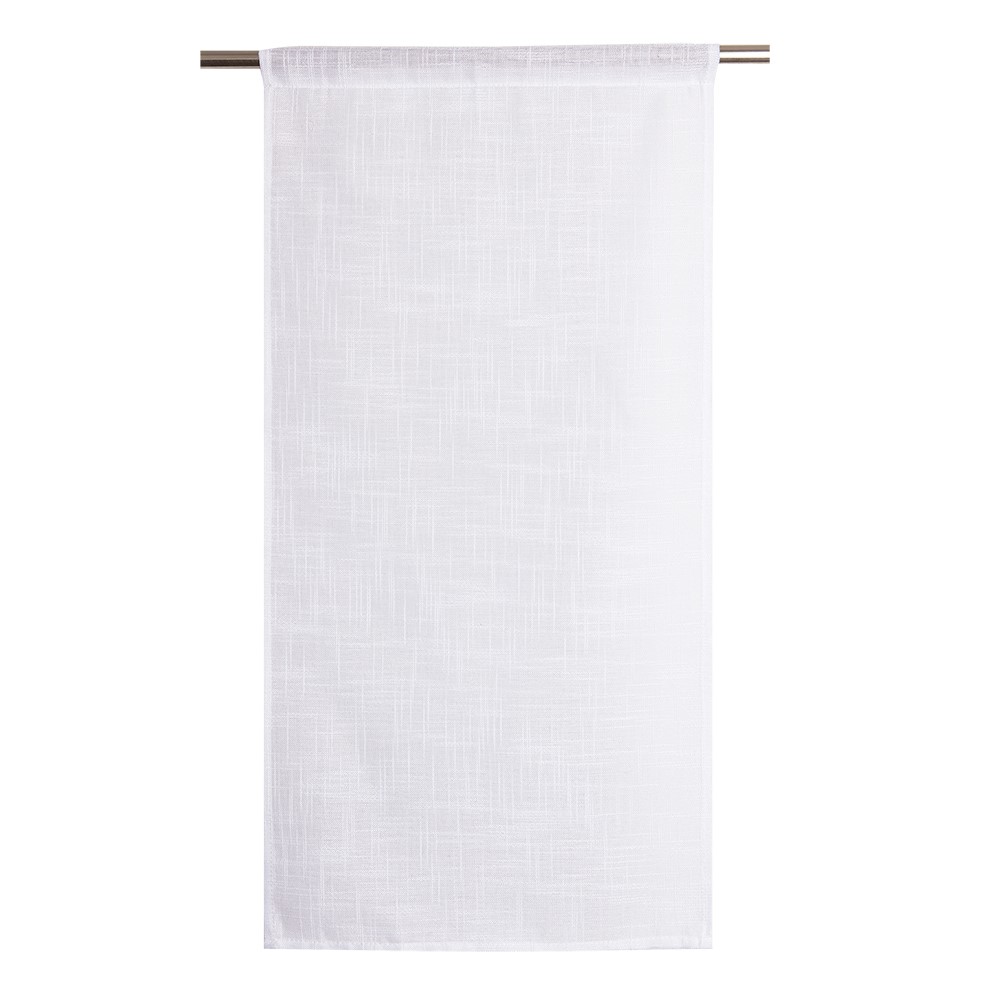 2 Vitrages 45x120cm Aronna Blanc