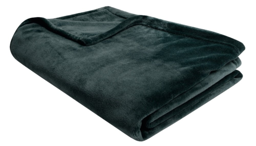Plaid Oggya vert petrole 120x180cm - JBY CREATION