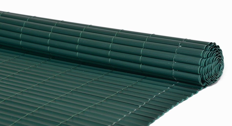 Canisse simple face PVC Plastic'Eco occultant 85% 1,50x3m Vert - SICATEC