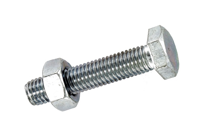 10 boulons tête hexagonale acier zingué 6x40 - INVENTIV