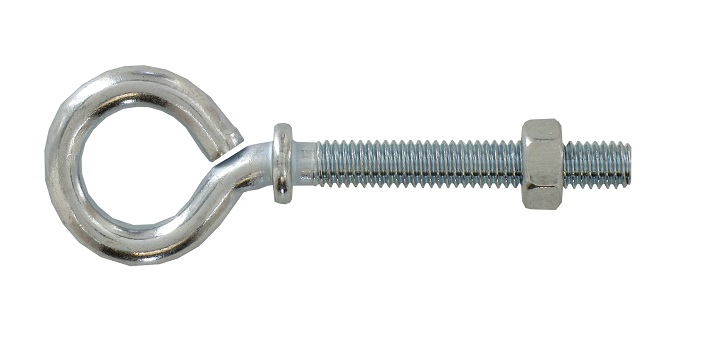 4 pitons à boulonner acier zingué 6x50 - INVENTIV