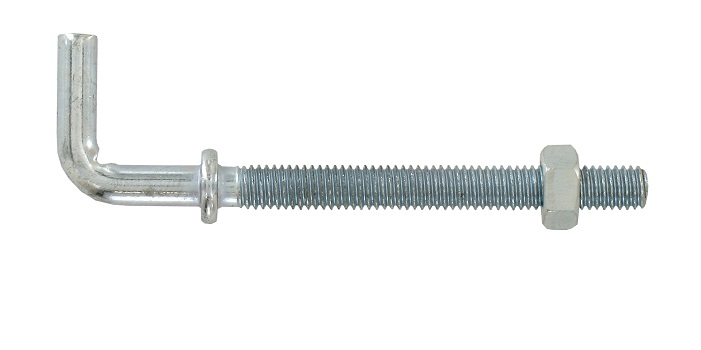 4 gonds à boulonner acier zingué 6x50 - INVENTIV