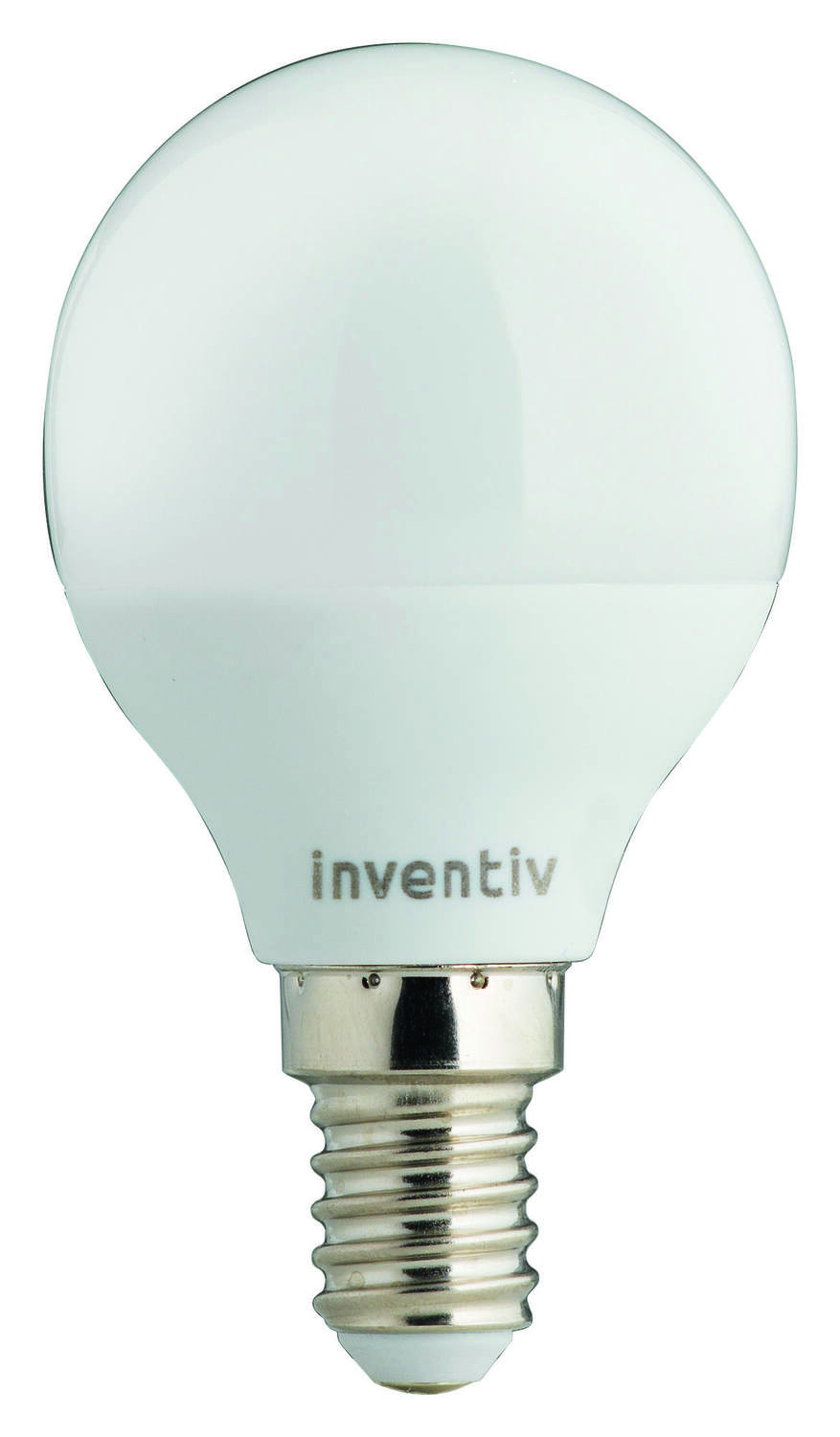 3 ampoules led SMD E14 sphérique 3W blanc chaud - INVENTIV