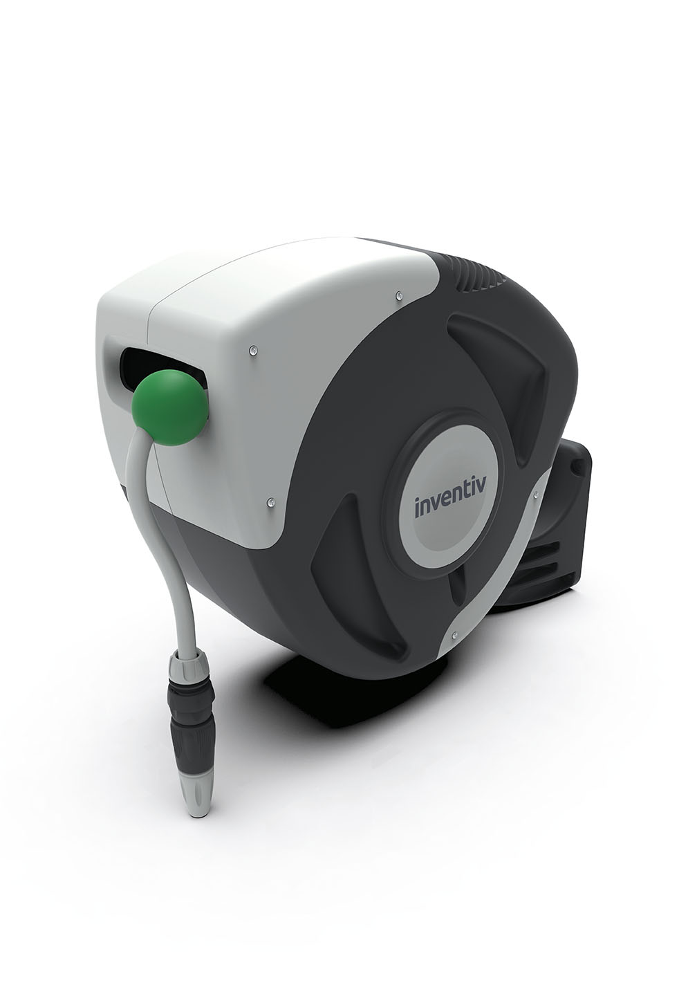 Dévidoir automatique de Tuyau Arrosage 30m équipé - INVENTIV