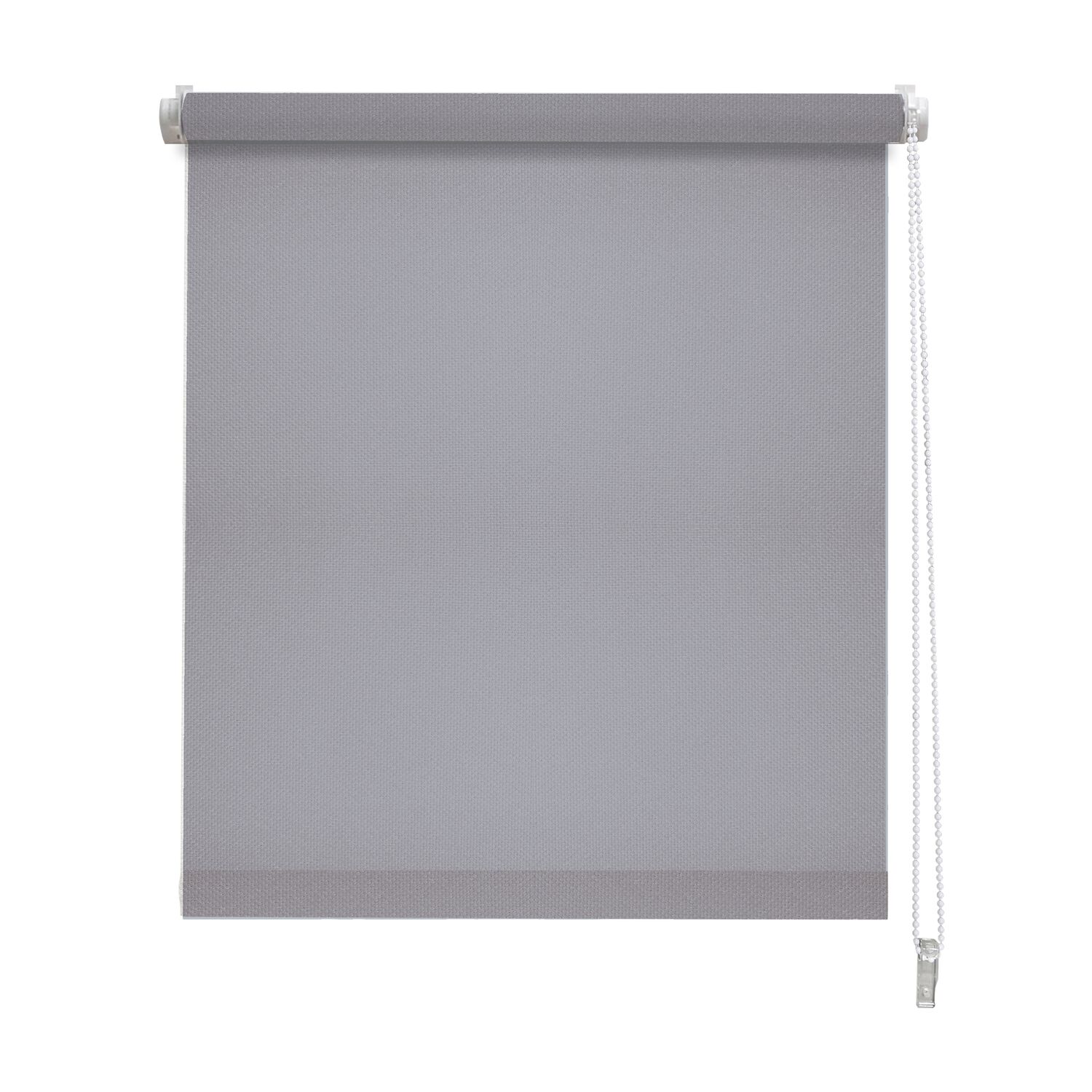 Store enrouleur tamisant sans perçage gris clair 40x160cm - INVENTIV