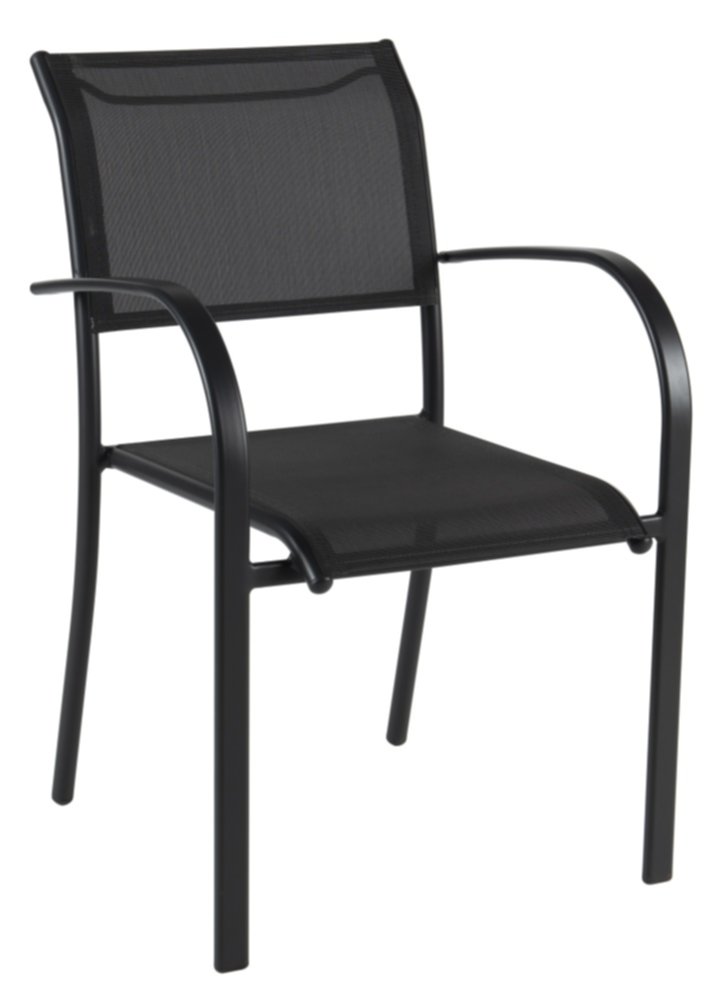 Fauteuil de jardin Oze Alu Gris Foncé - INVENTIV