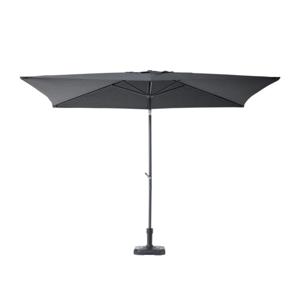 Parasol droit Solia 3x2m Gris - INVENTIV