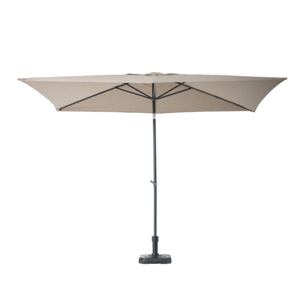 Parasol droit Solia 3x2m Taupe - INVENTIV