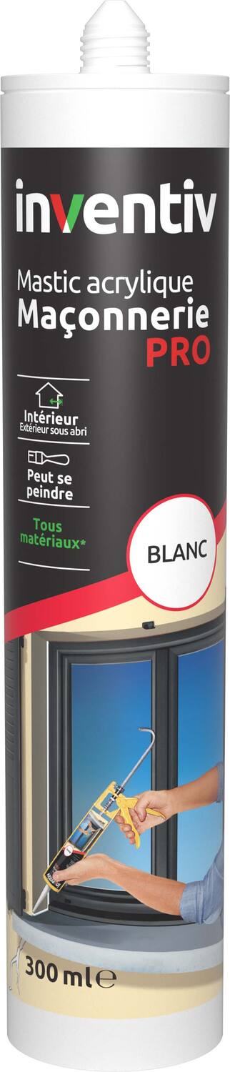 Mastic acrylique maçonnerie Pro - INVENTIV