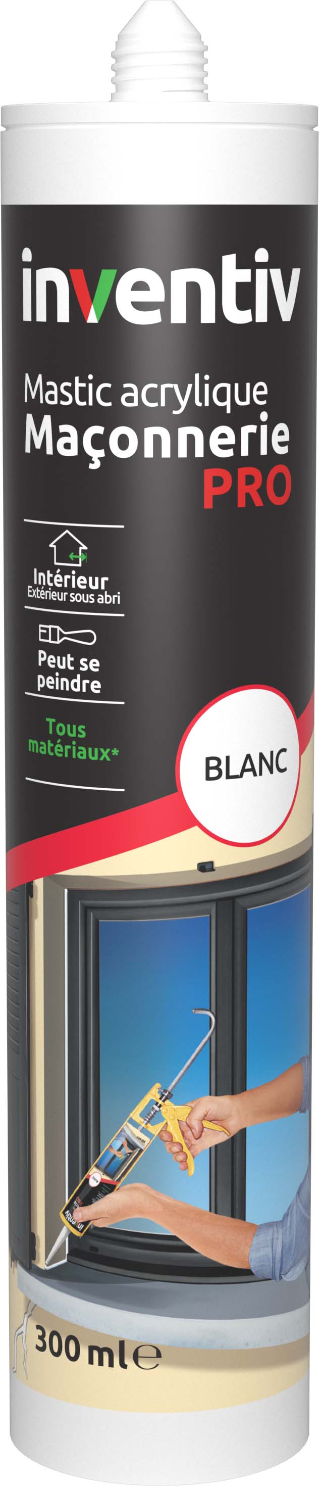 Mastic acrylique maçonnerie Pro - INVENTIV