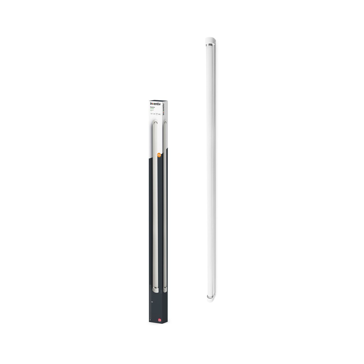 Réglette T8 LED 1700Lm 15W 122,5cm - INVENTIV