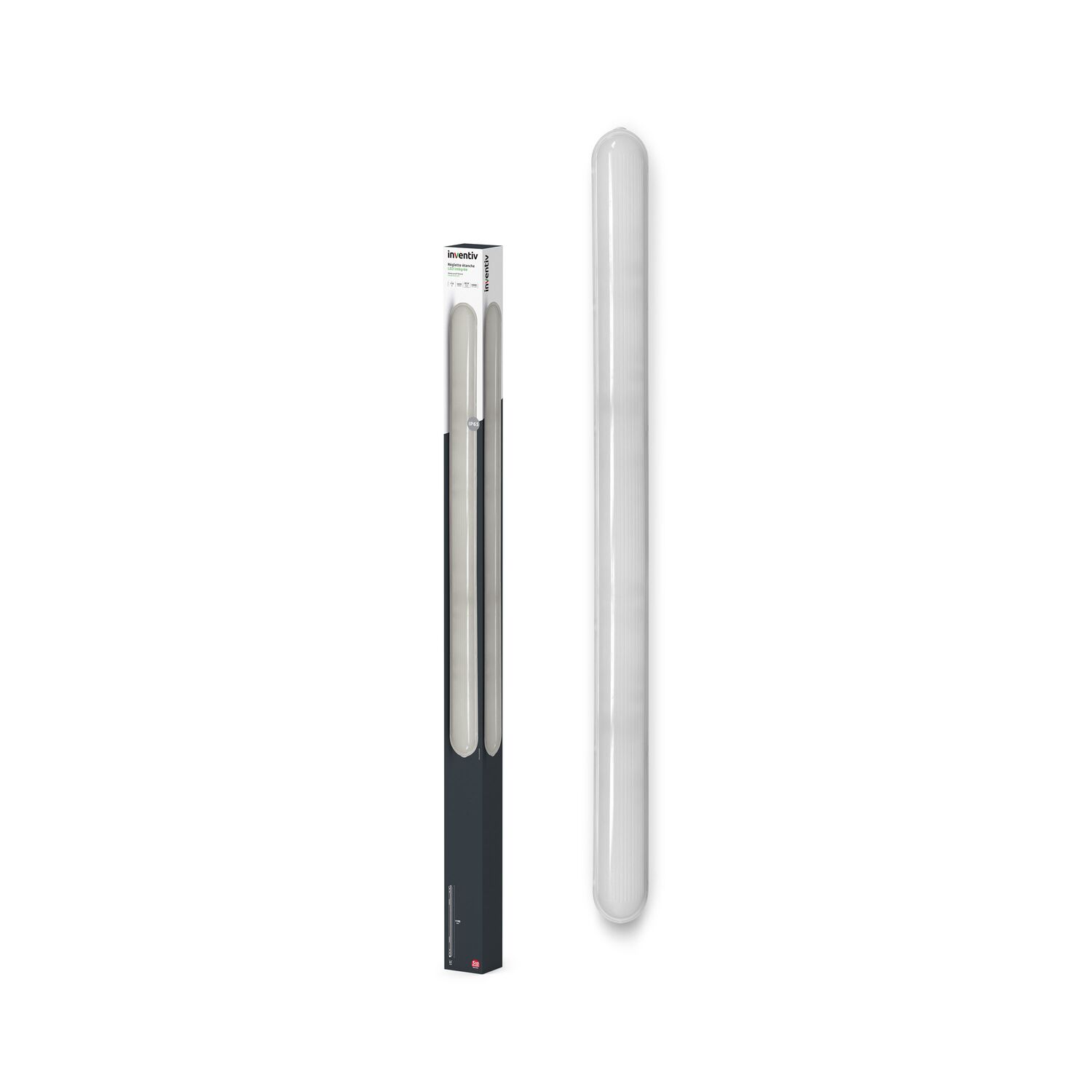 Réglette étanche LED intégrée 5650Lm 48W 119cm - INVENTIV