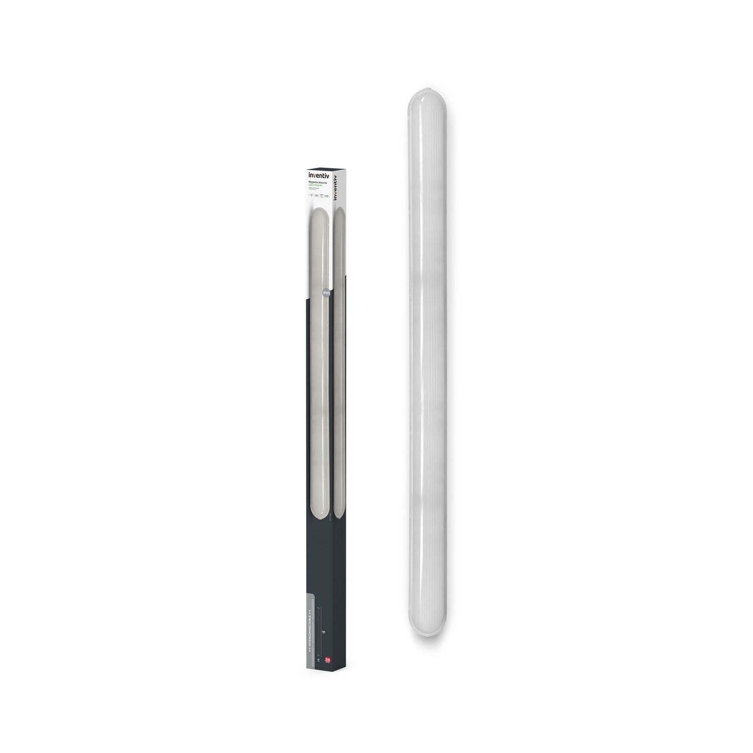 Réglette étanche LED intégrée 24W 4000K - INVENTIV