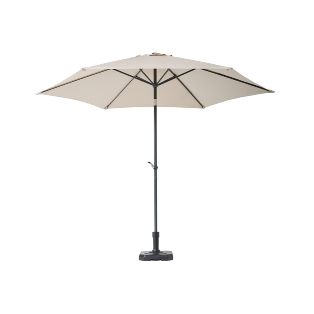 Parasol droit Solia Ø3m Beige - INVENTIV