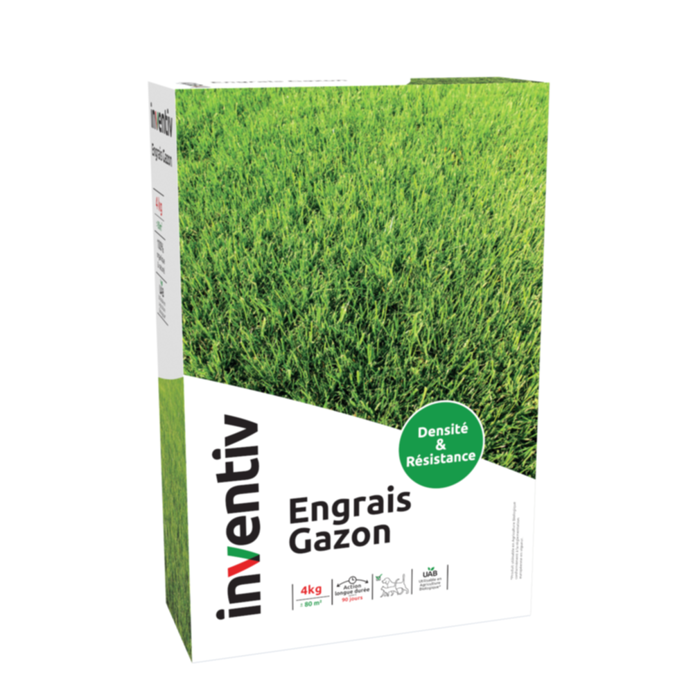 Engrais gazon 4kg - INVENTIV