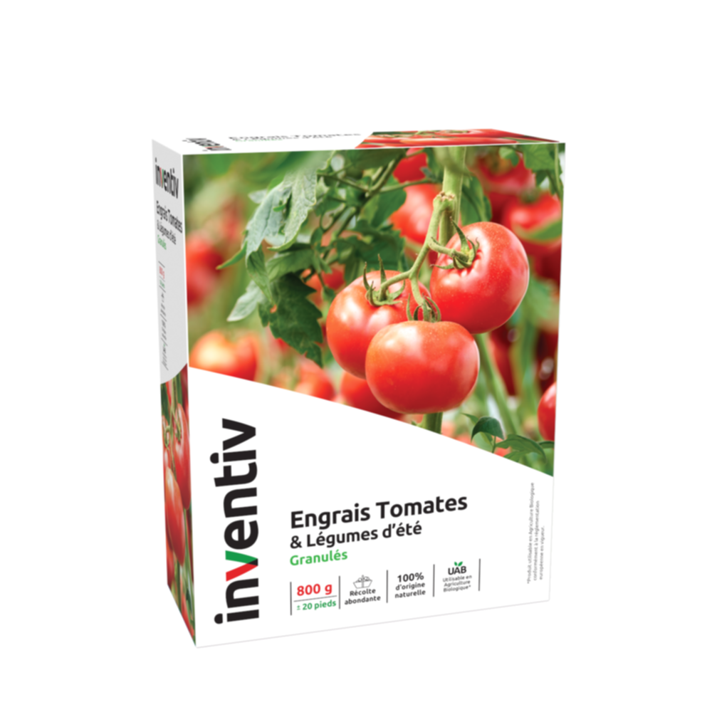 Engrais Tomates & Légumes d'été 800gr - INVENTIV