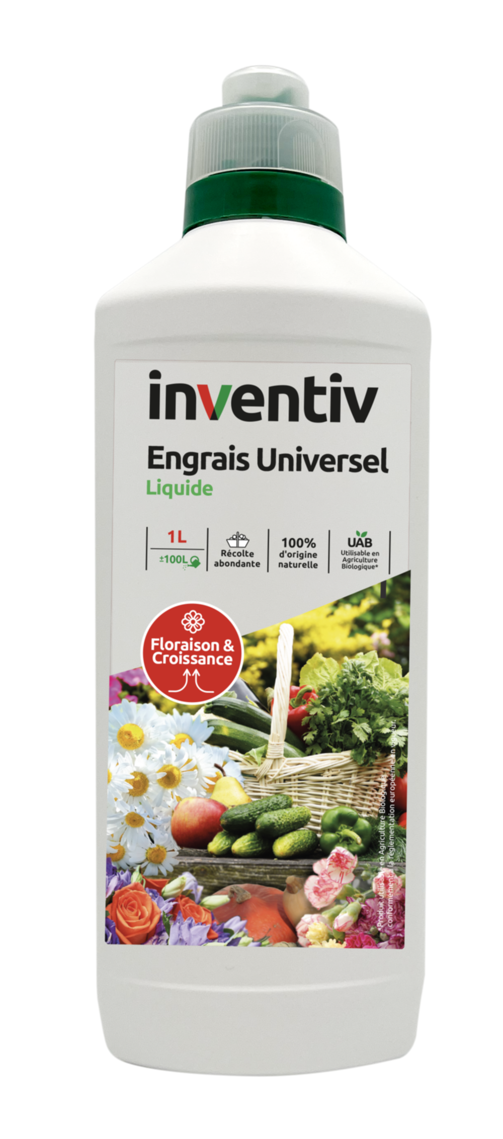 Engrais organique complet 1L - INVENTIV