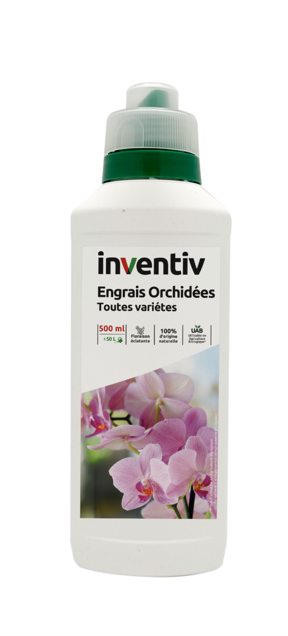 Engrais Orchidées toutes variétés 500ml - INVENTIV
