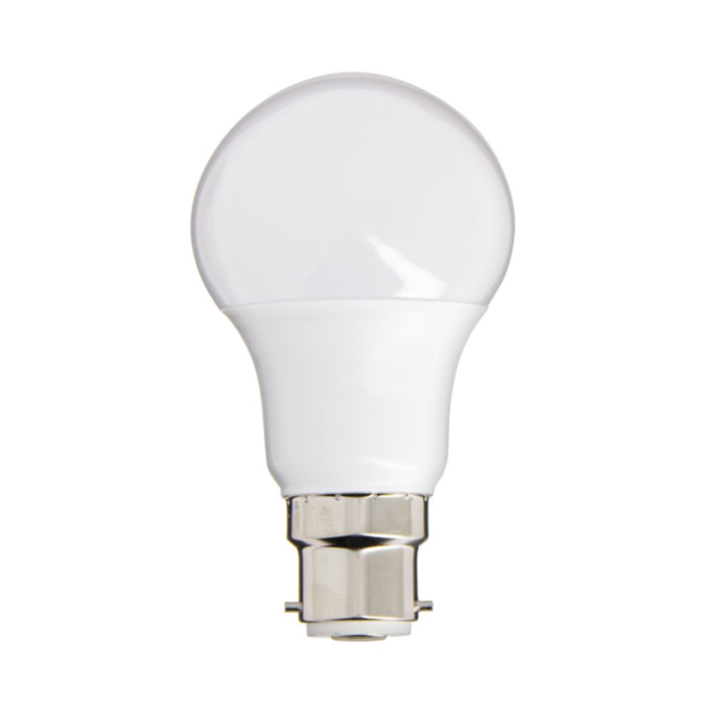 5 Ampoules LED A60 culot B22 806Lm 60W 4000K Blanc neutre - INVENTIV
