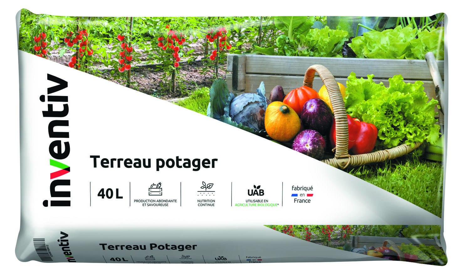 Terreau potager 40L - INVENTIV