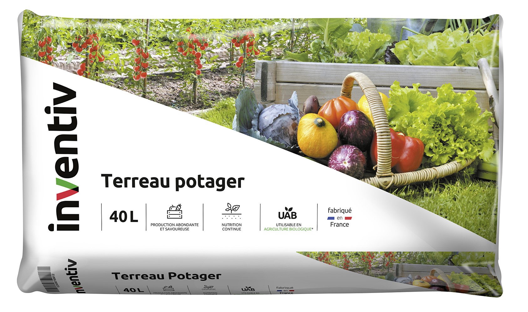Terreau potager 40L - INVENTIV