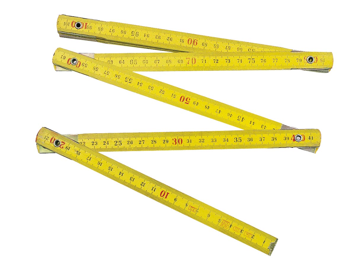 Mètre pliant bois 2m - B POWER