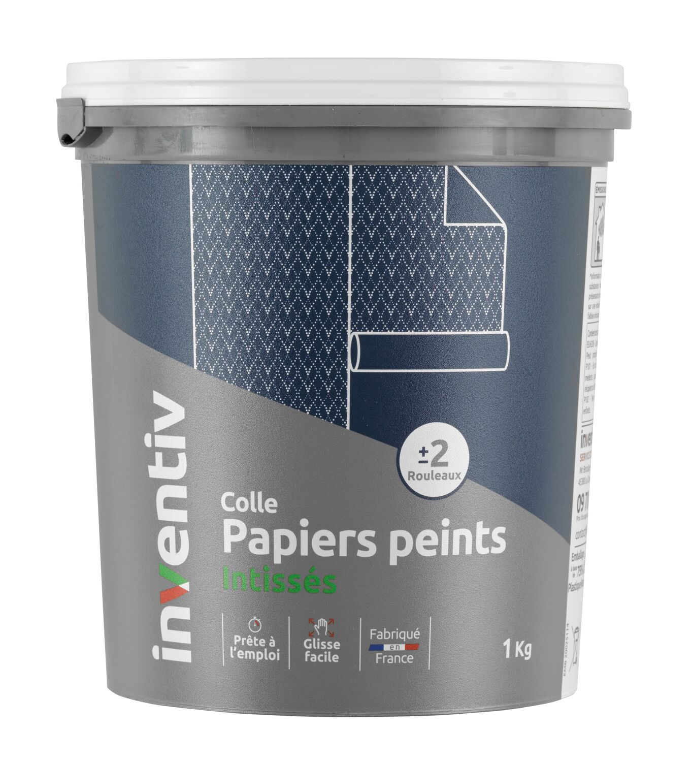 Colle pour Papiers Peints Intissés 1kg - INVENTIV