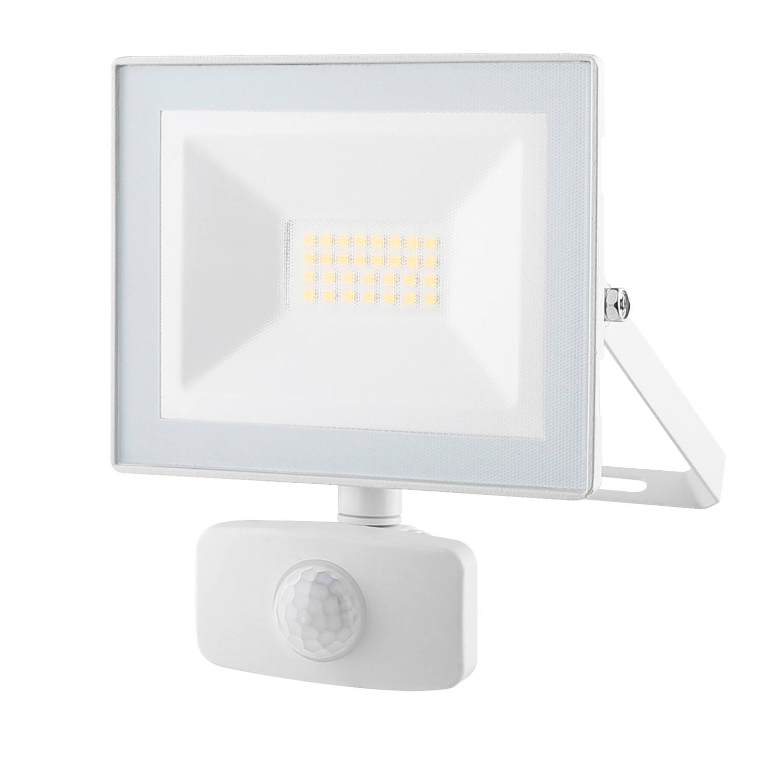Projecteur LED extérieur à détection Héra 2 20W blanc - INVENTIV