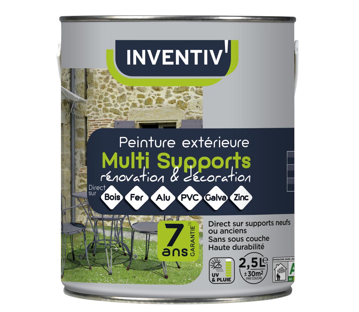 Peinture extérieure multisupport 2,5L Beige sable Satin - INVENTIV
