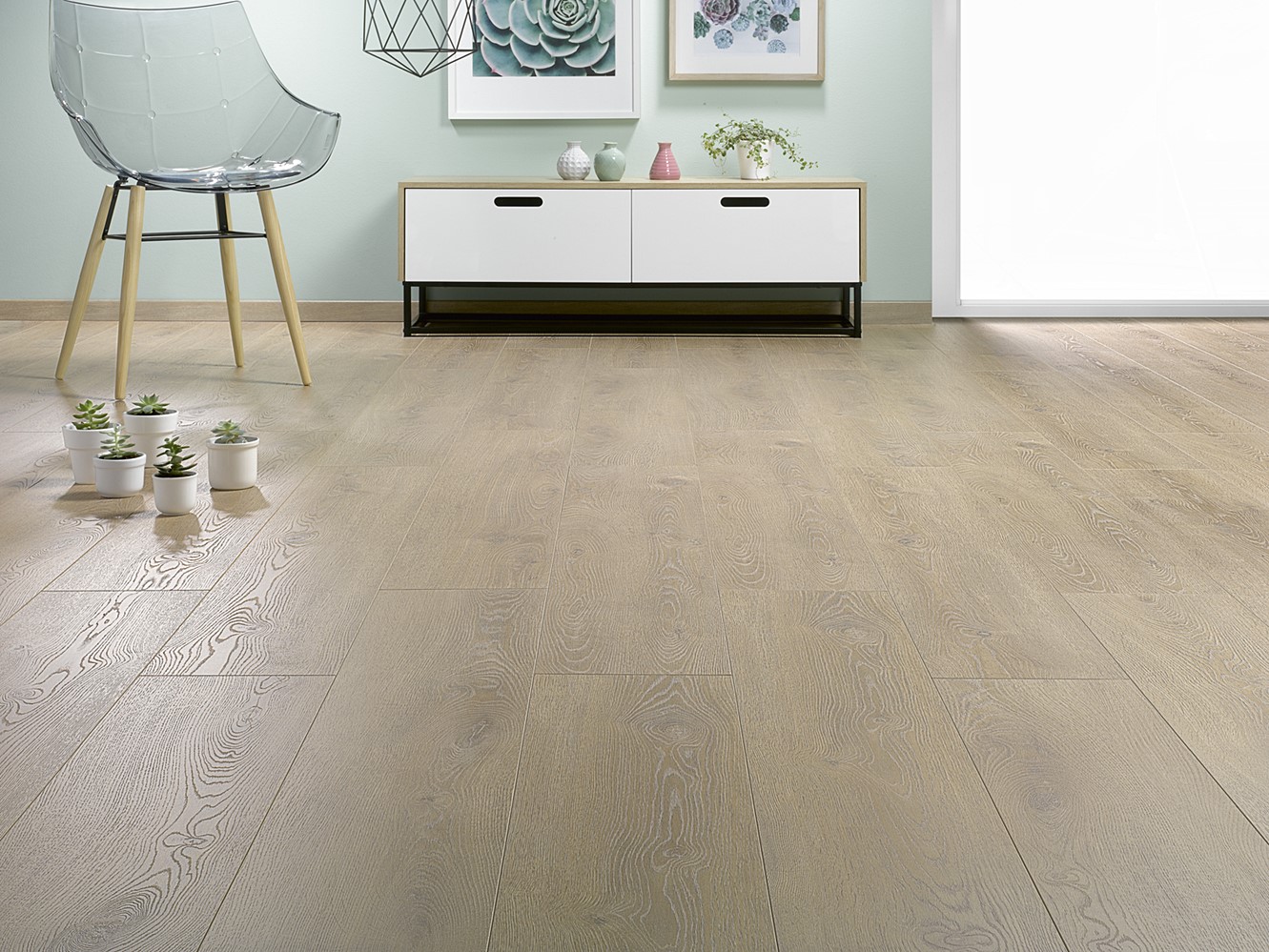 Revêtement de sol stratifié Solclic 1233 Macadamia - INVENTIV