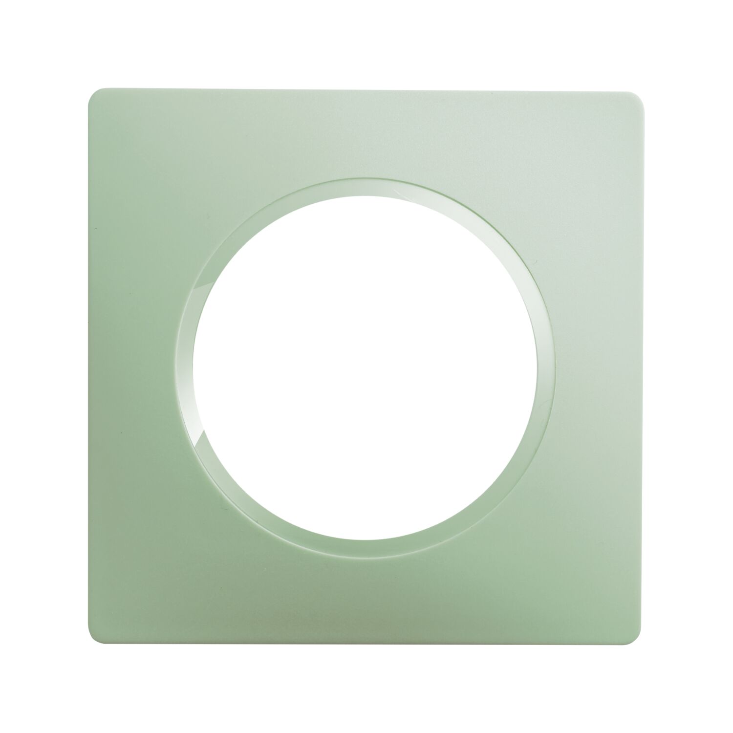 Plaque 1 Poste Eclipse Vert Sauge - INVENTIV