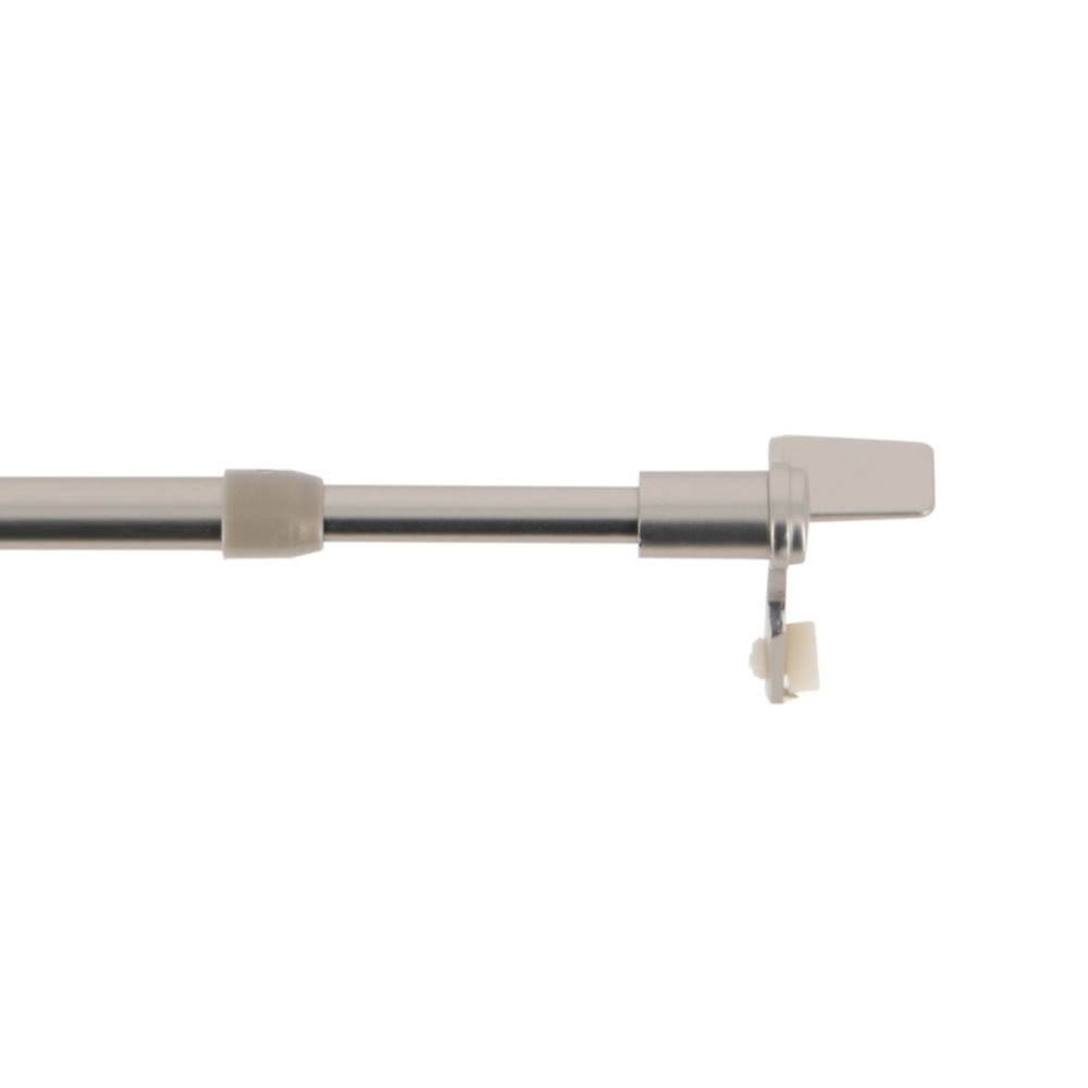 Barre à rideaux extensible Rivet Nickel Ø9mm 40-65cm - INVENTIV 
