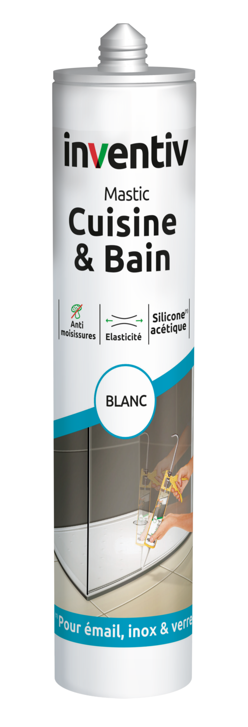 Mastic Cuisine & Bain Blanc 300ml - INVENTIV