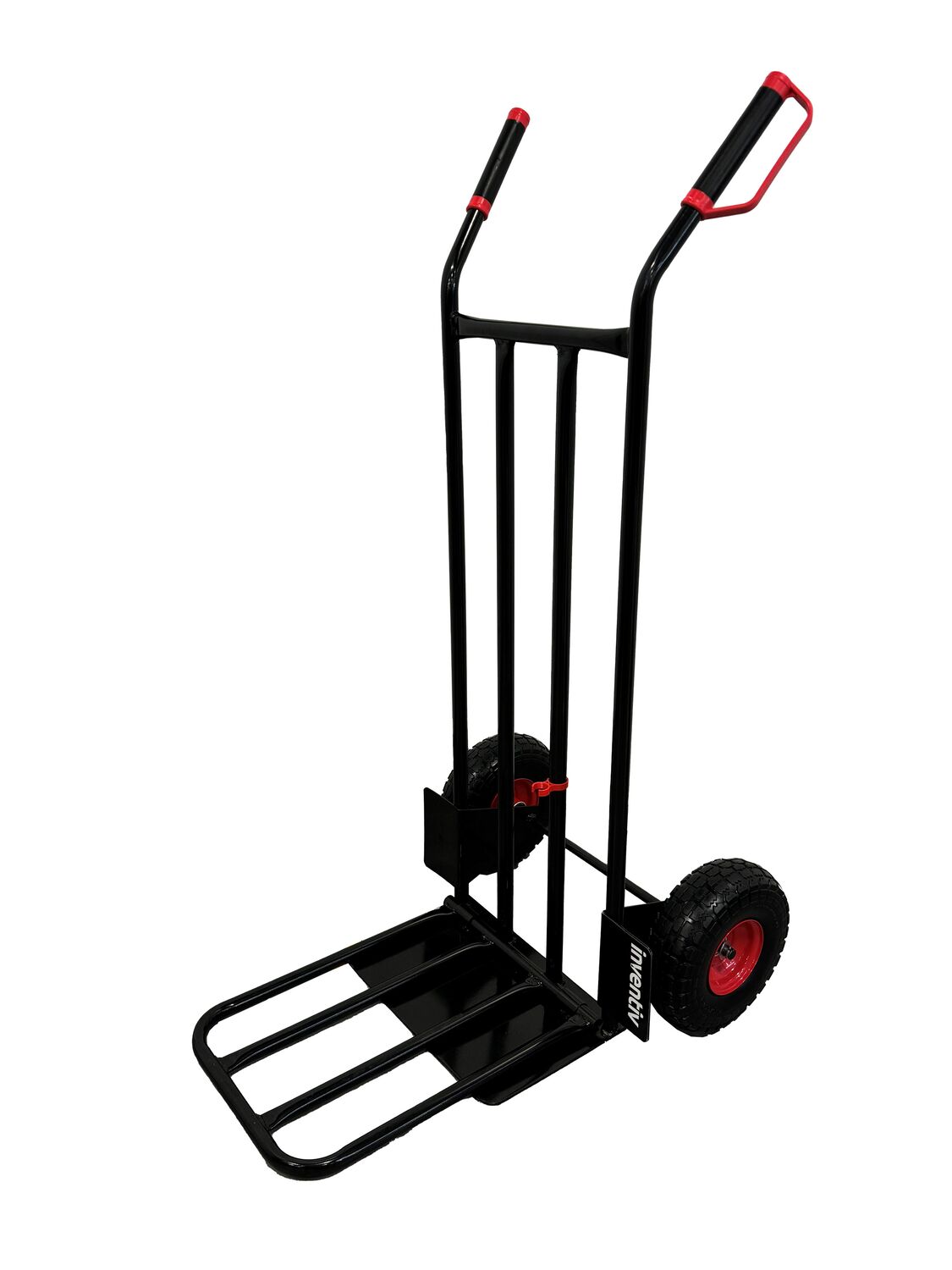 Diable Roues Invrevables 300kg + 1 bavette fixe + 1 bavette rabattable - INVENTIV