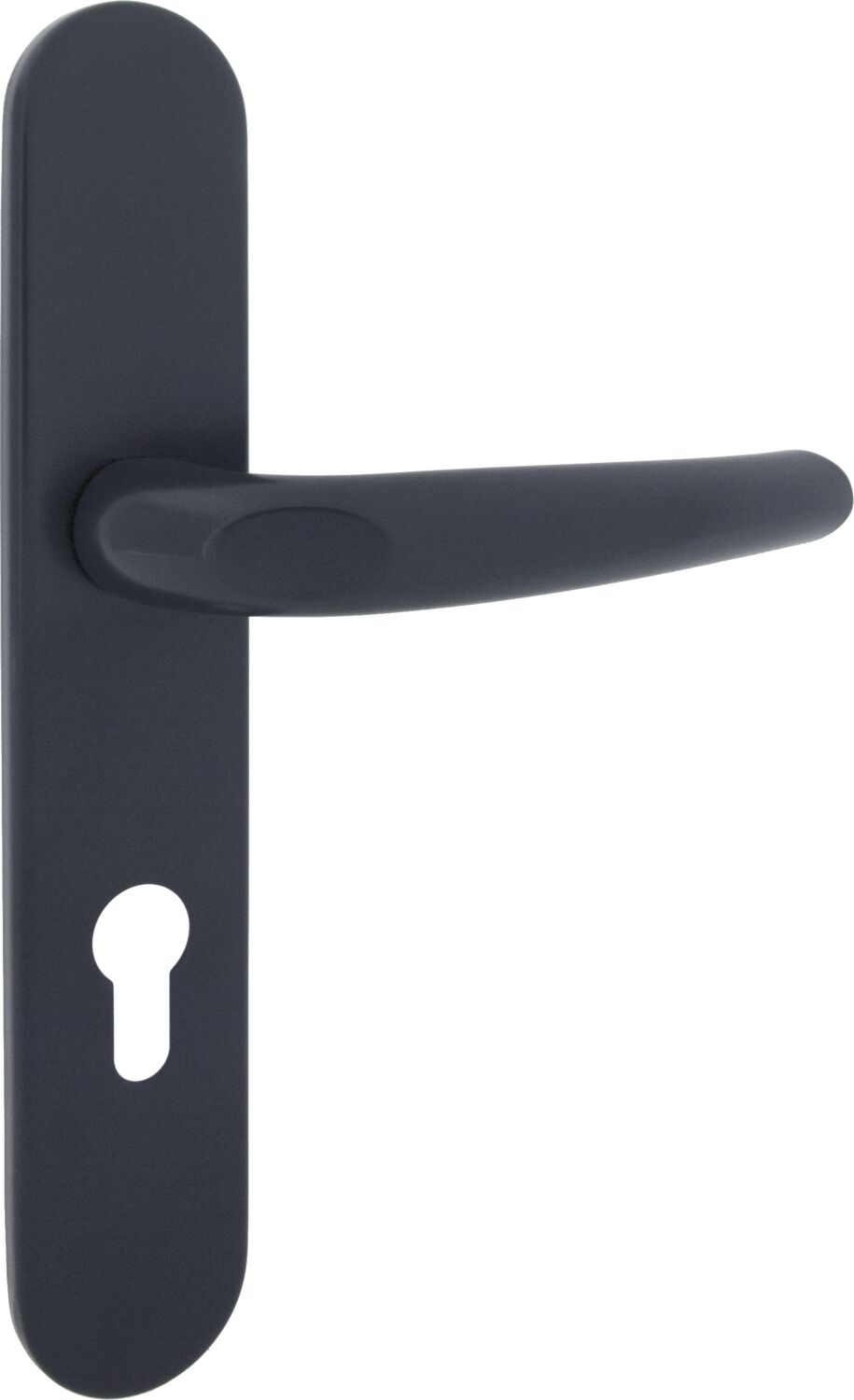 Poignée de porte extérieure Malo entraxe 195 gris alu - INVENTIV