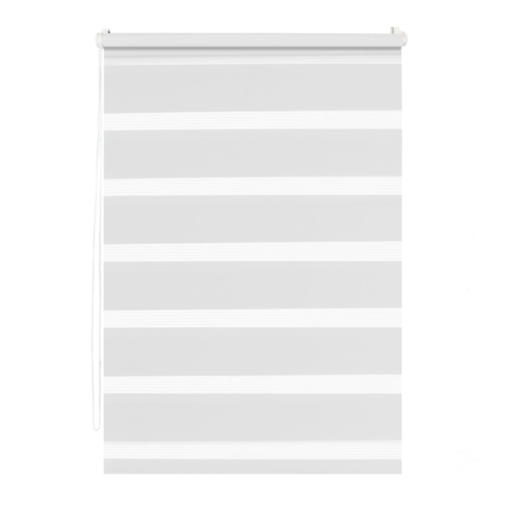 Store enrouleur Jour/Nuit sans perçage blanc 50x90cm - 1ER