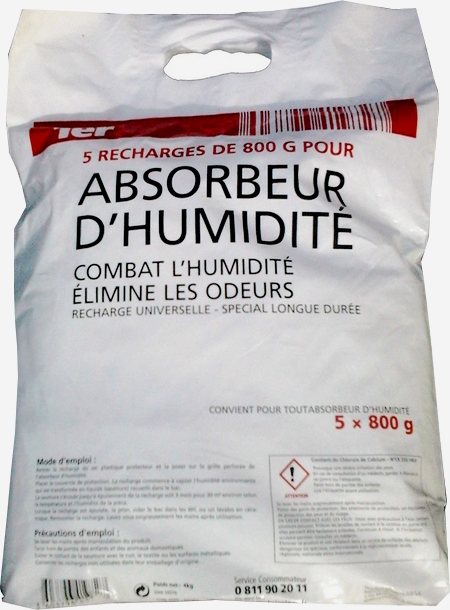 Pack de 5 recharges sous gaine de 800gr neutre - 1ER