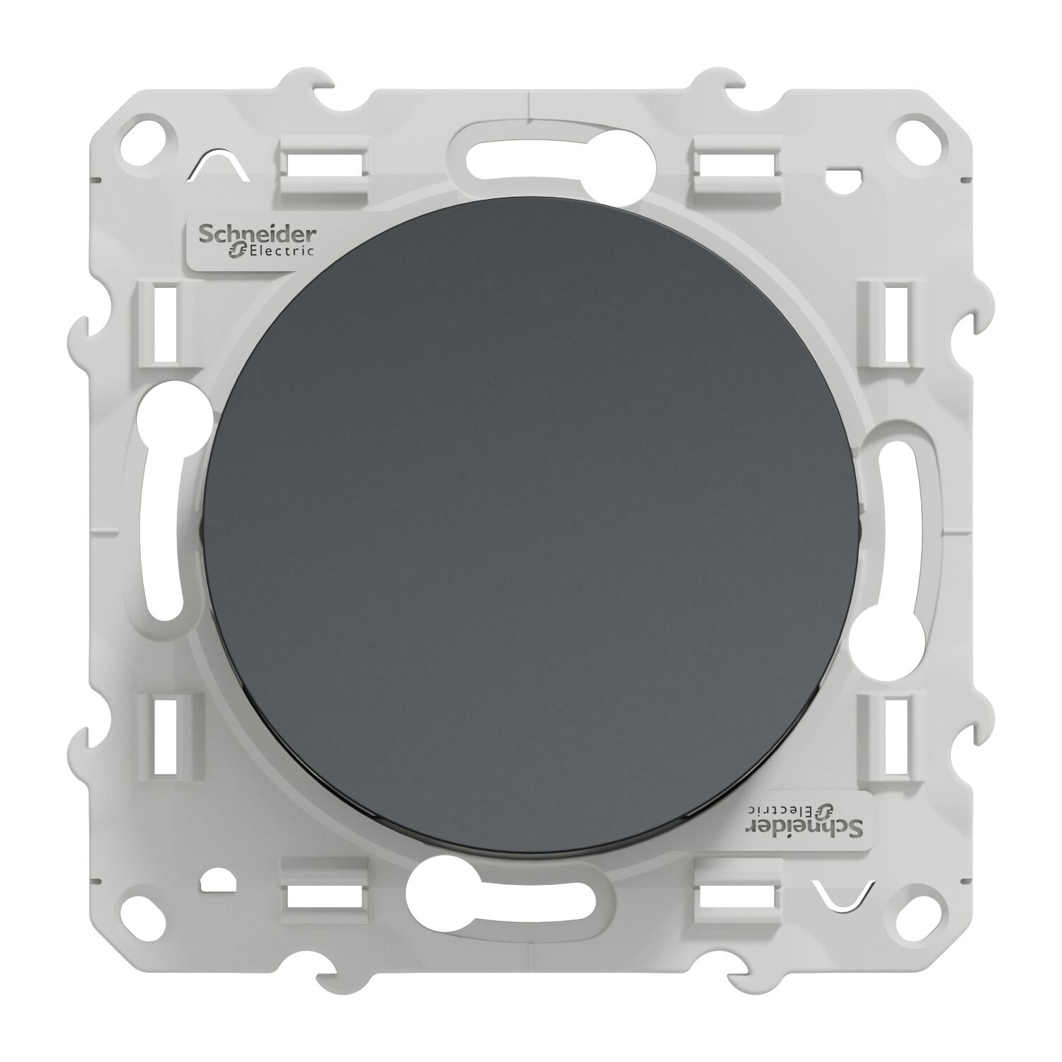 Poussoir à assembler Odace gris anthracite - SCHNEIDER ELECTRIC