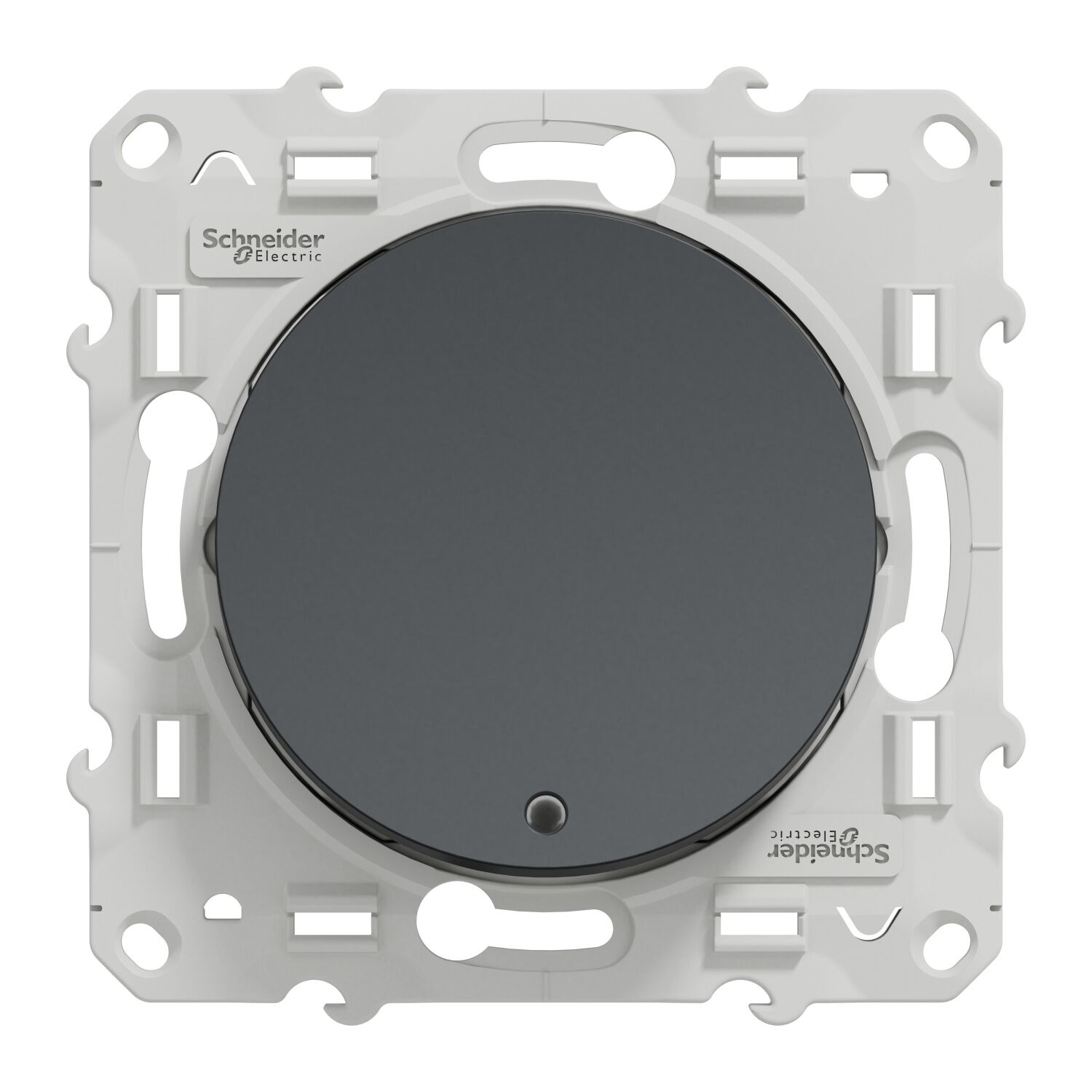 Interrupteur va-et-vient lumineux Odace anthracite - SCHNEIDER ELECTRIC