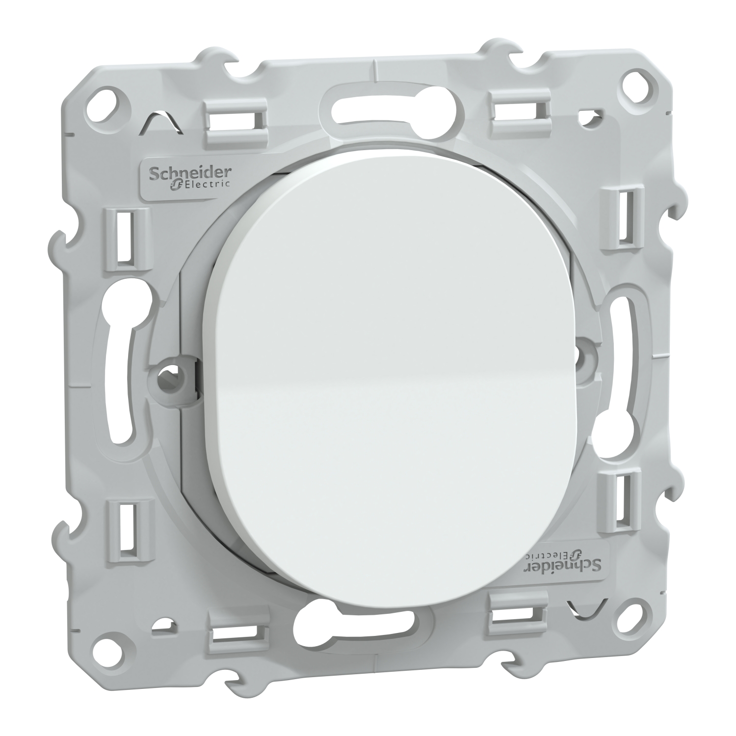 Poussoir à assembler Ovalis blanc - SCHNEIDER ELECTRIC