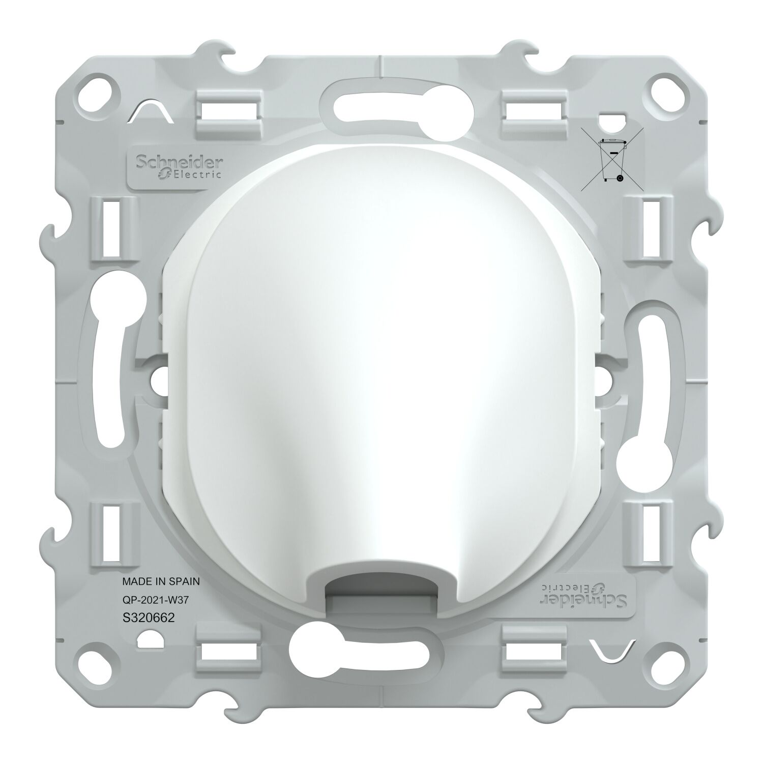 Sortie de câble à assembler Ovalis blanc - SCHNEIDER ELECTRIC
