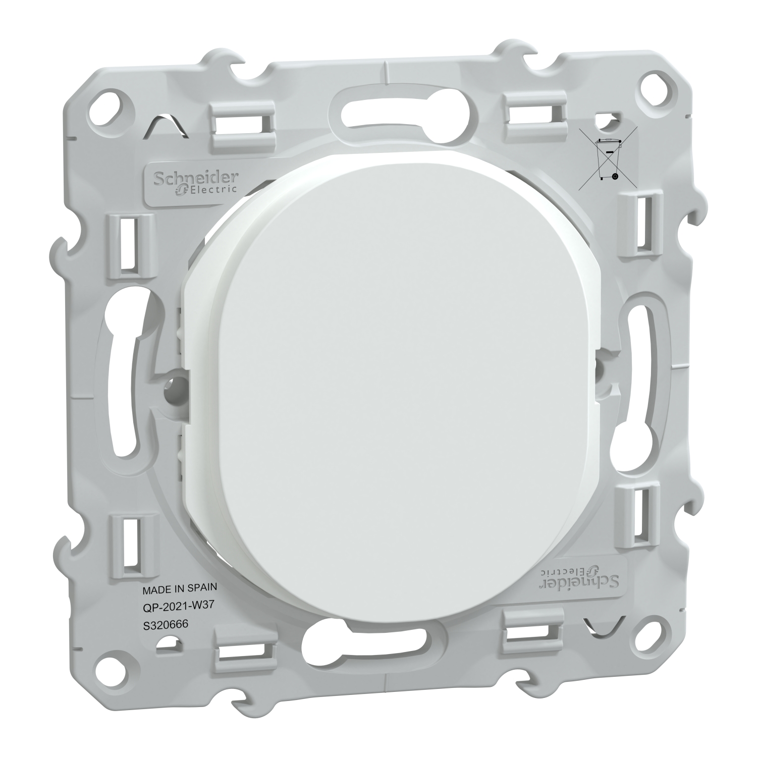 Obturateur à assembler Ovalis blanc - SCHNEIDER ELECTRIC