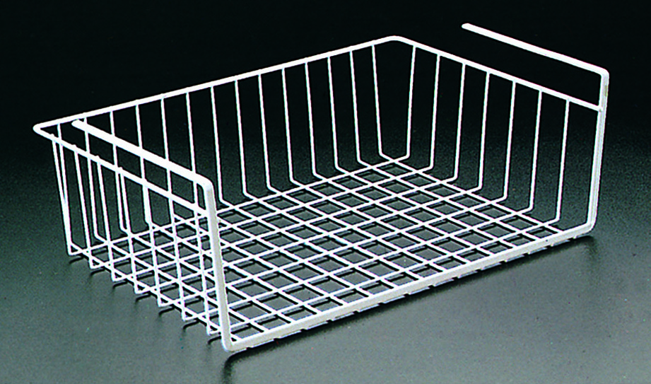 Corbeille à suspendre 30 cm blanc - METALTEX